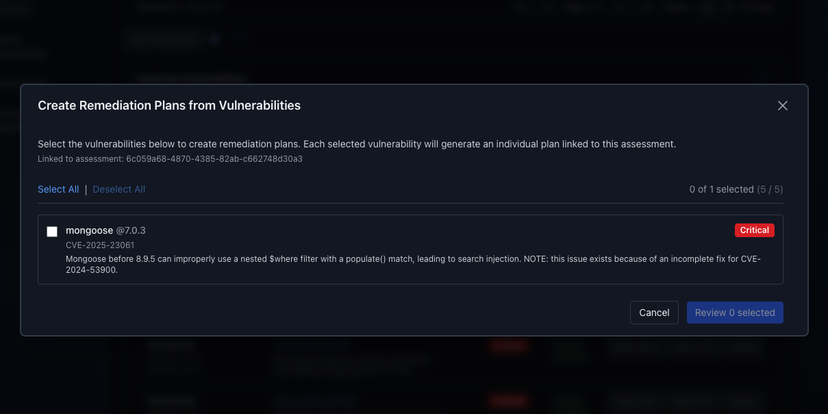 Evidence Automation screenshot